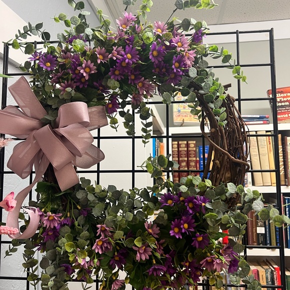 Purple and pink grapevine wreaths collection - Picture 1 of 2